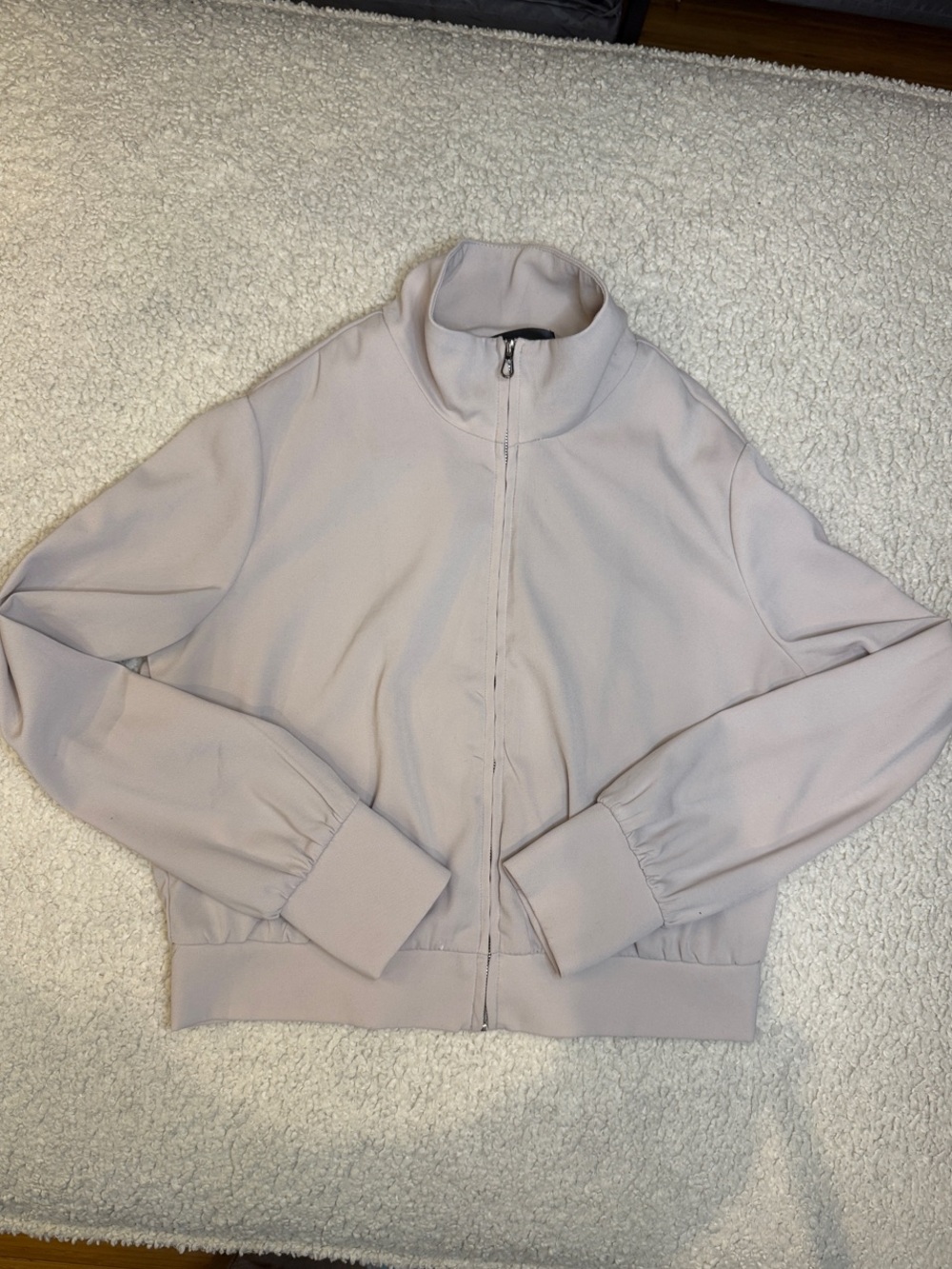 Dynamite Light Beige Bomber Jacket